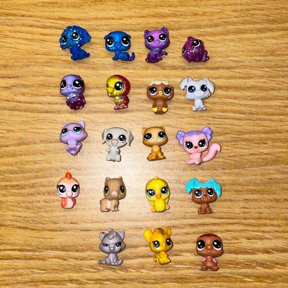 littlest pet shop lot of micro pets